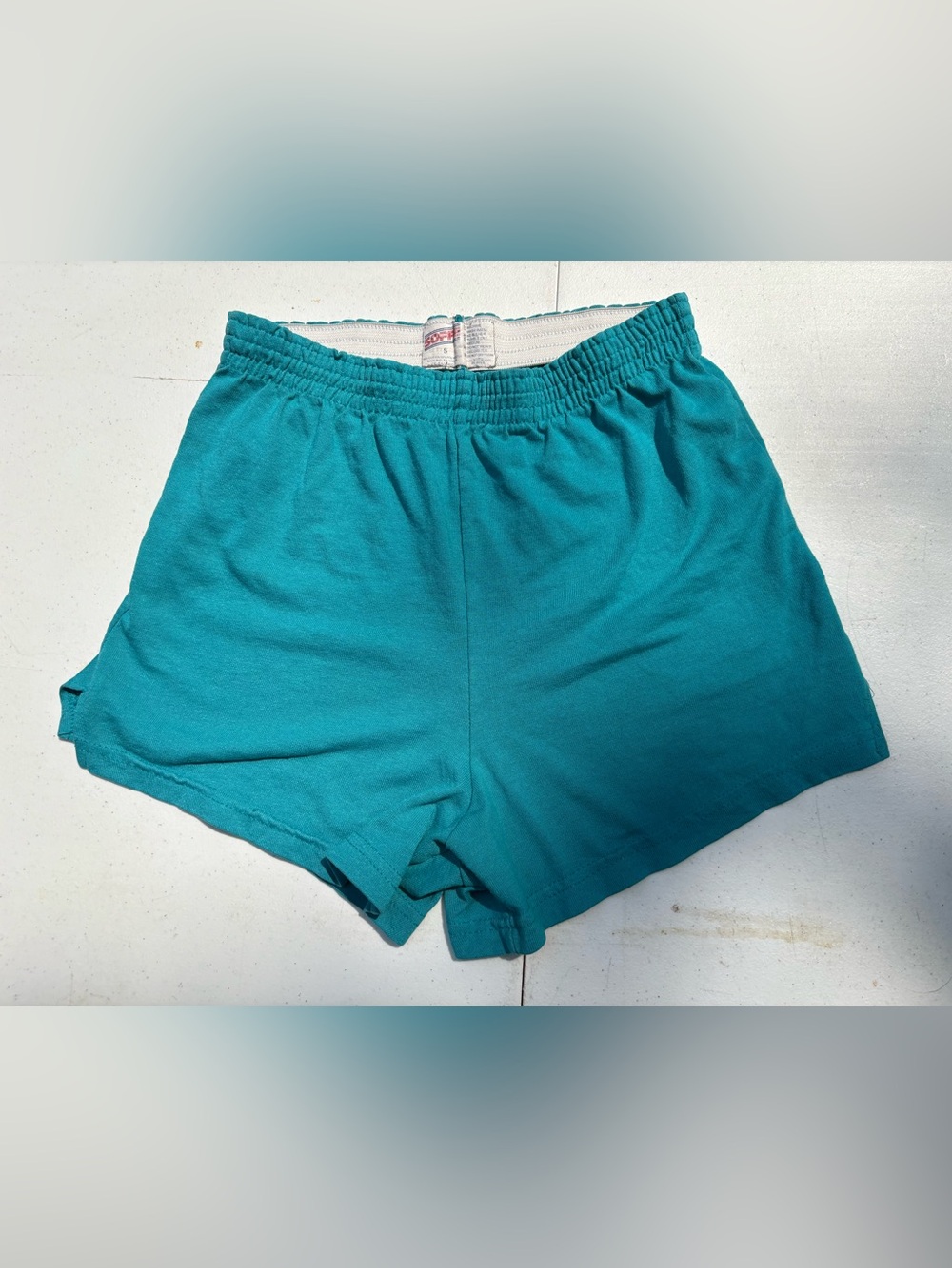 High Rise Soffe Shorts in Teal